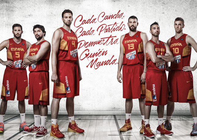 Resultado de imagen de selección española de baloncesto